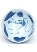 Porcelain ricebowl neko 2