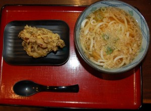 Udon i tempura - zestaw obiadowy
